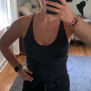 Me To We Crossed Back Crop Top